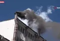 Erzurum'da korkutan baca yangını!