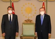 Başkan Erdoğan, TÜSİAD Başkanı Simone Kaslowskiyi kabul etti