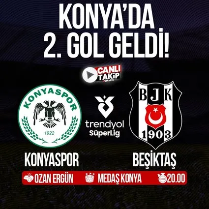 Konyaspor - Beşiktaş | CANLI