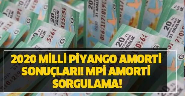2020 milli piyango yılbaşı amorti sonuçları 2020 milli piyango yılbaşı amorti sonuçları - 2020 amorti sonucu