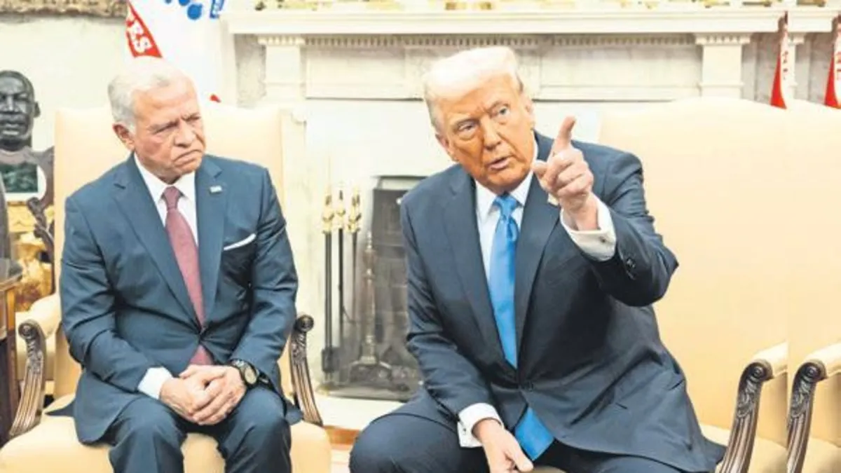 Donald Trump Ürdün Kralı'na Gazzeliler’in sürgün planını anlattı!