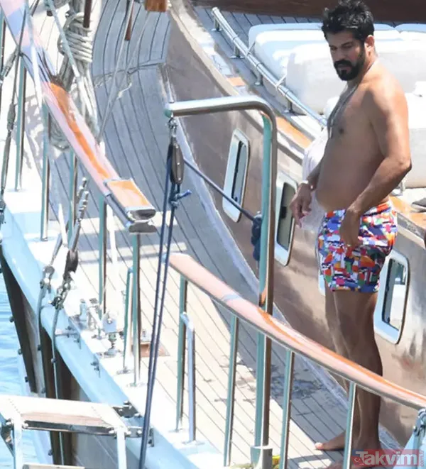 Fahriye Evcen ve Burak Özçivit'in oğlu Kerem ilk kez yüzünü gösterdi! Bikinili yakalanan Fahriye düzgün fiziğiyle hayran bıraktı - 9