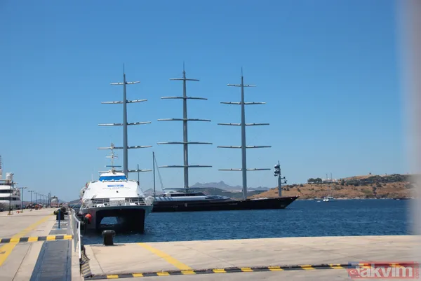 Türkiye'de üretilen dev yelkenli "Malta Şahini" Bodrum'da - 16