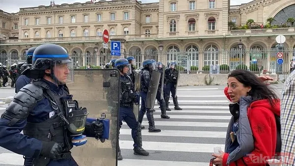 Fransa'da zorunlu aşı sokakları karıştırdı! Ortalık yangın yeri - 11