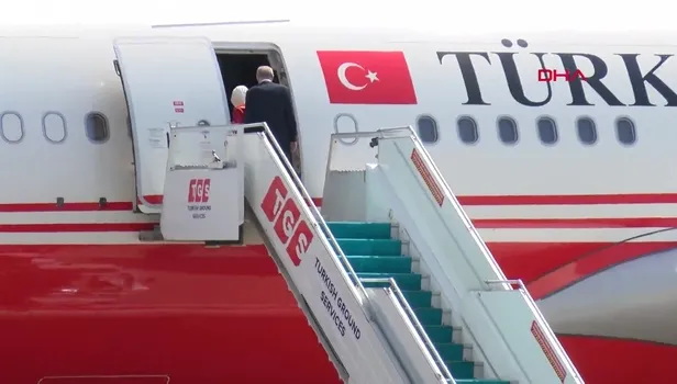 Cumhurbaşkanı Erdoğan, Azerbaycan'a gitti
