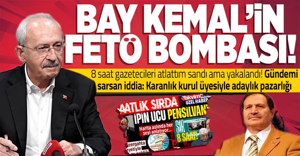 Bomba iddia: CHP Genel Başkanı Kemal Kılıçdaroğlu'nun ABD'deki 8 saatlik sırrından FETÖ çıktı! Bay Kemal'e "aday olma" mı dendi?