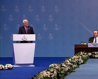 Abbas: İsrail’e buradan meydan okuyorum!