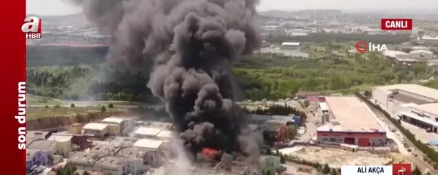 SON DAKİKA: Tuzlada patlama! Orhanlıda fabrikada yangın! Tuzla Kaymakamı Ali Akçadan ilk açıklama: 3 ölü 9 yaralı