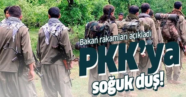 Bakan Soylu açıkladı: PKK’nın dağ kadrosu yüzde 78 geriledi