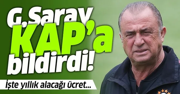 Galatasaray, Fatih Terim ile sözleşme uzatıldığını KAP’a bildirdi! İşte sözleşmenin detayları...