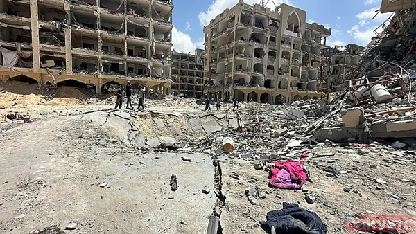 Han Yunus'tan geri acı kaldı! Soykırımcı İsrail Gazze'deki yıkımı böyle görüntülendi - 10