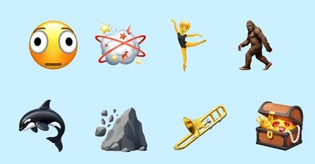 iPhone'a yeni emojiler geliyor: 13 yeni emojiden en dikkat çekeni bozuk yüz oldu