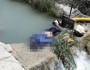 Sulama kanalında ceset bulundu
