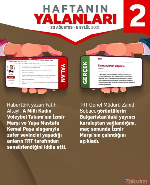 CHP ve yandaşlarının bu haftaki yalanları! 30 Ağustos-5 Eylül - 2