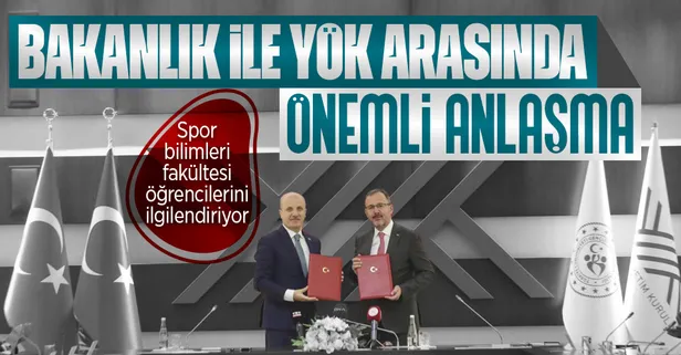 Son dakika: Gençlik ve Spor Bakanlığı ile YÖK arasında önemli anlaşma