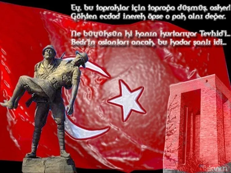 18 Mart Çanakkale Zaferi resimli mesajları ve sözleri! Çanakkale Zaferi