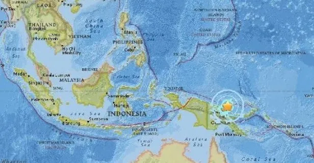 Tsunami alarmı verildi!  Avustralya’nın Kuzey’inde yer alan Papua Yeni Gine’de 7,6 büyüklüğünde deprem meydana geldi