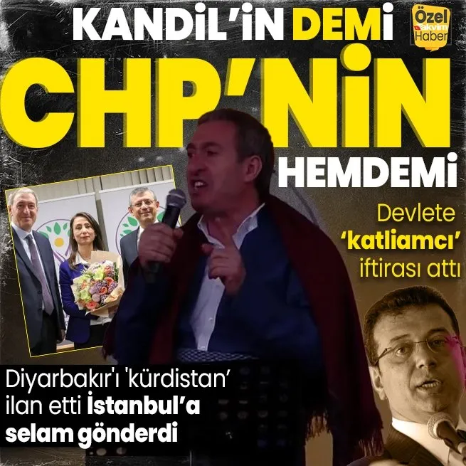 DEMden Kandil mitingi! Diyarbakırı kürdistan ilan edip CHP ile İstanbul uzlaşısına selam gönderdiler: Devlete katliamcı iftirası