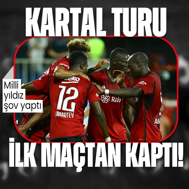 Kartal turu ilk maçtan kaptı!