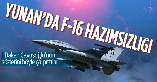 ABD F-16 açıklaması yaptı Yunanistan hazmedemedi! Çavuşoğlu’nun sözlerini böyle çarpıttı
