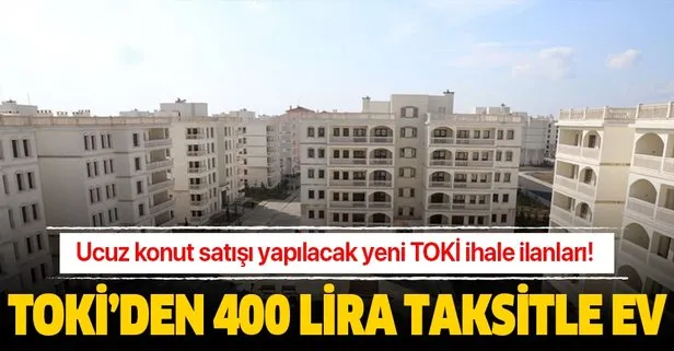 TOKİ'den 400 lira taksitle asgari ücretliye ev fırsatı