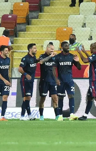 Trabzonspor Malatya önünde gol oldu yağdı