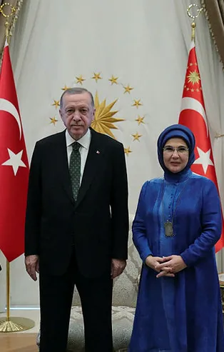 Başkan Erdoğan, siyam ikizlerini kabul etti