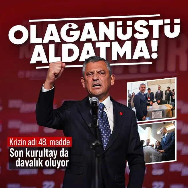 CHPde bir skandal daha! Ortalığı karıştıracak Özgür Özel iddiası: Olağanüstü kurultay mahkemelik olabilir