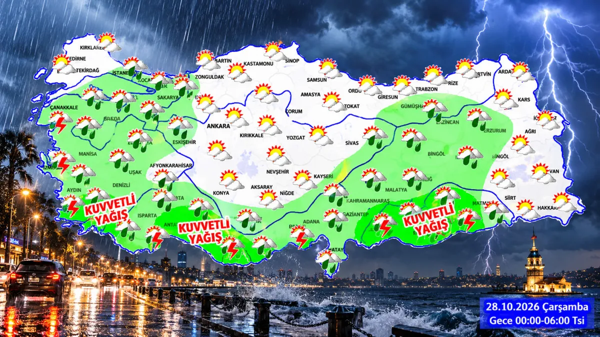 SAĞANAK, FIRTINA, SEL: BÖLGE BÖLGE HAVA DURUMU -3