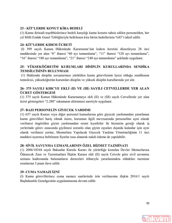 Sendikalar memur ve memur emeklisi için ne talep etti? Memur toplu sözleşme zammı yüzde kaç? İşte detaylar... - 39
