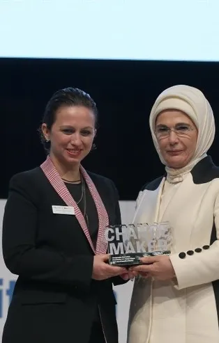 Emine Erdoğan’a "Changemaker" ödülü