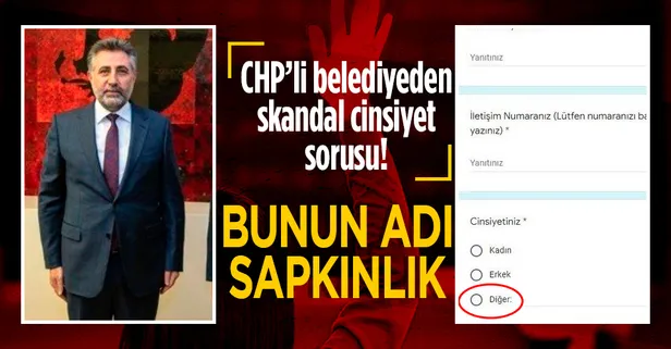 CHP’li Bayraklı Belediyesi'nden cinsiyet skandalı! Öğrencilerine üç seçenek: Erkek, kadın, diğer!