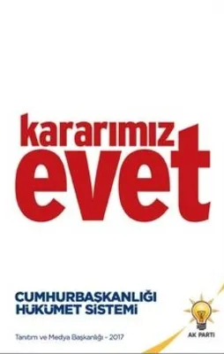 AK Parti'den "Kararımız Evet" sloganlı kitapçık