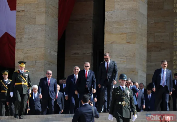 Büyük Zaferin 97'nci yıl dönümü! Anıtkabir'den özel kareler - 38