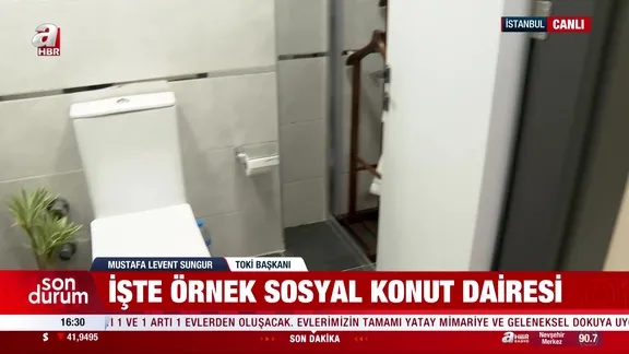A Haber TOKİ 500 bin sosyal konut projesi örnek dairesinde!