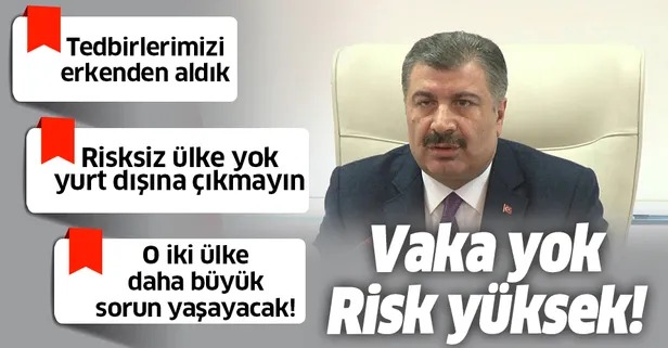 Son dakika: Sağlık Bakanı Fahrettin Koca'dan Koronavirüs açıklaması: Türkiye'den olma ihtimali çok yüksek