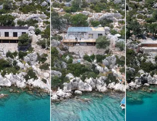 Salgın sürecinde 48 saatte yapılmıştı... Cennet koydaki kaçak villanın yıkımı tamamlandı