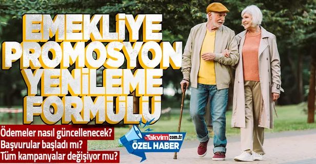 Emekliye promosyon yenileme formülü! Ödemeler nasıl güncellenecek? Başvurular başladı mı? Tüm kampanyalar değişiyor mu?