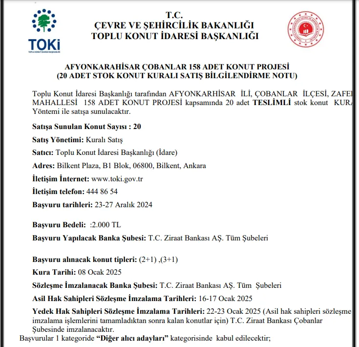 TOKİ resmen duyurdu; 14.008 taksitle 3+1 orta gelir grubu konut projesi! - 7