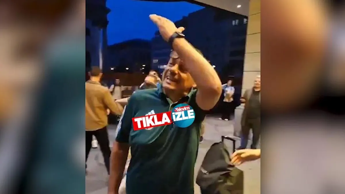 İZLE I Ergin Ataman ve Fenerbahçeli taraftarlar arasında küfürlü tartışma! İşte o anlar...