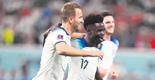 Şakası yok 'Saka'sı var! İngilizler Dünya Kupası ilk maçında gol şov yaptı