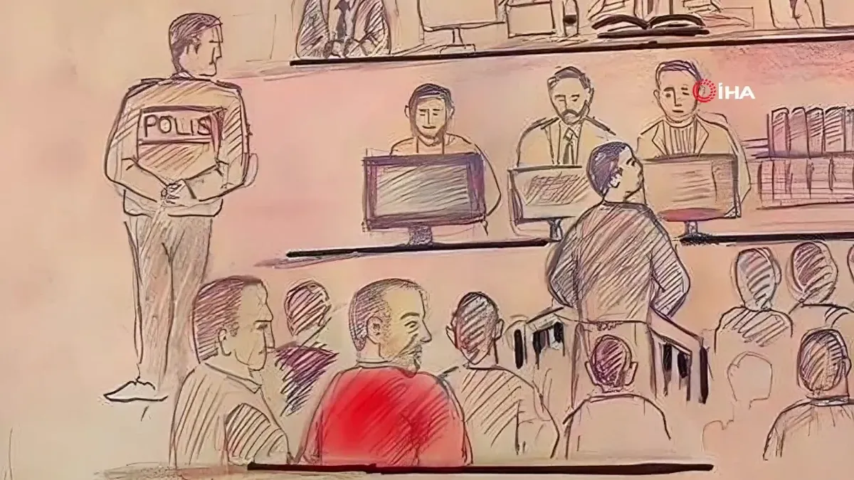 Adliye ressamı Yenidoğan Çetesini çizdi!