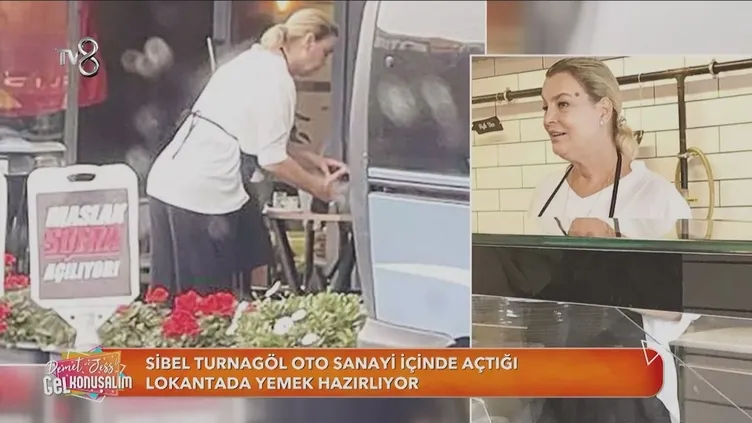 Ünlü oyuncu Sibel Turnagöl oto sanayide restoran açtı!