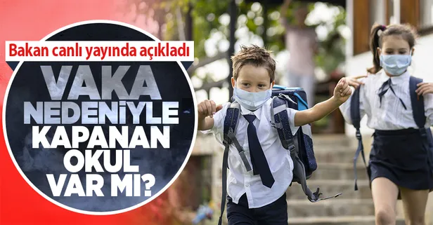 Milli Eğitim Bakanı Mahmut Özer: Her okulda aşı, test durumları anlık takip ediliyor