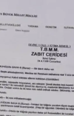 İşte belgelerdeki 1 oy gerçeği