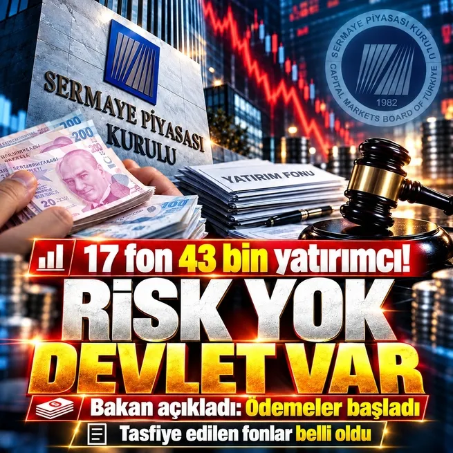 Fon soruşturmasında yeni gelişme: Tasfiye edilen 17 fonun listesi açıklandı, 43 bin yatırımcıya ödeme yapıldı
