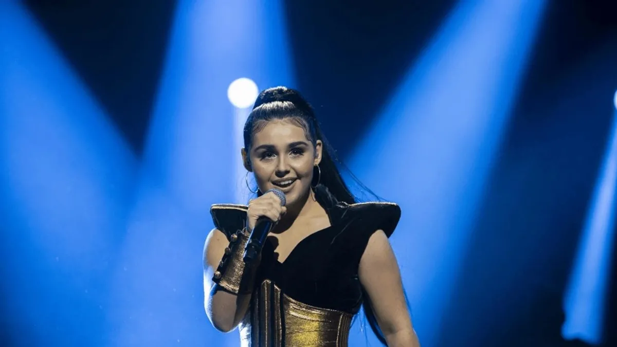 İZLE I Norveçli şarkıcı Alessandra Mele’den İsrail protestosu!