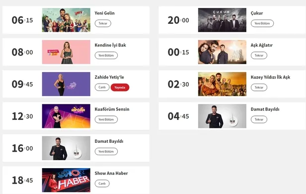 Çukur bu akşam var mı? Çukur yeni sezon ne zaman, saat kaçta başlıyor? 16 Eylül Show TV yayın akışı-3