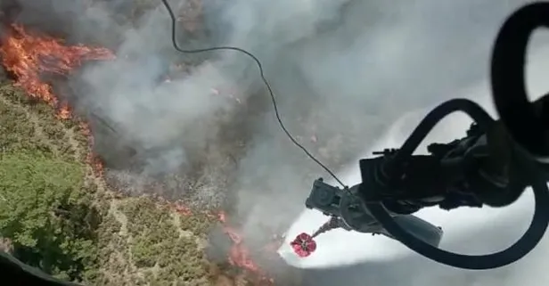 Muğla Marmaris'te ormanlık alanda çıkan yangın kontrol altına alındı!