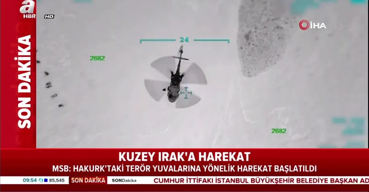 Kuzey Irak'a hava ve kara harekatı